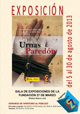 cartel de las urnas VALDERAS